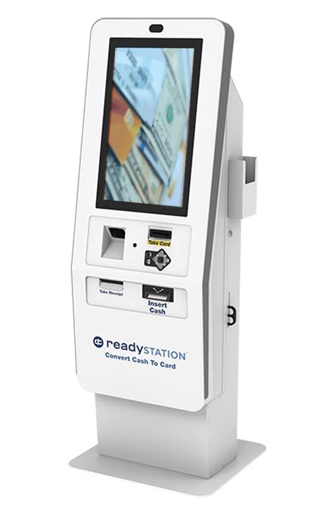 smart card kiosk|cash to card kiosks.